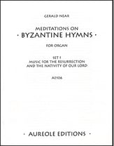 Meditations on Byzantine Hymns Organ sheet music cover
